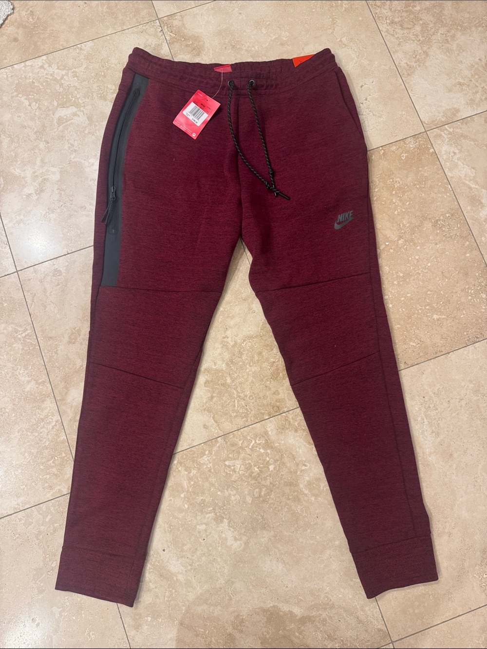 Nike Men’s Maroon Athletic Jogger Pants
